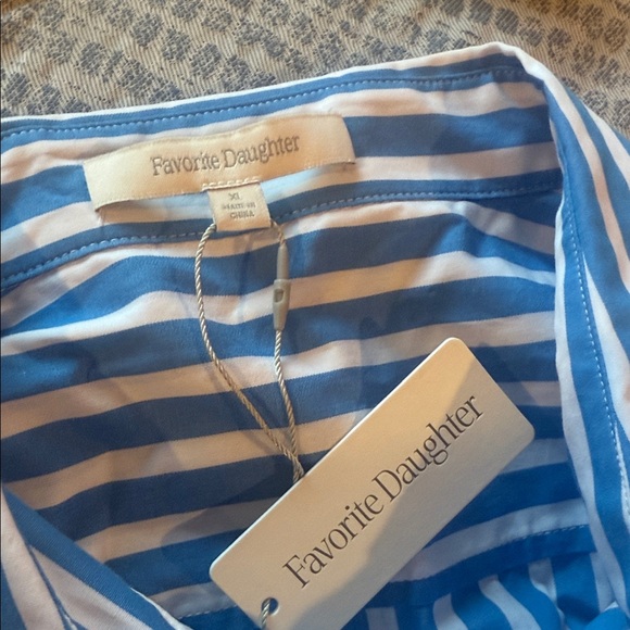 Favorite Daughter Azure Stripe Button-Up - Picture 2 of 3